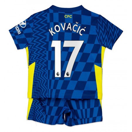 Fußballtrikots Chelsea Mateo Kovacic 17 Kinder Heim Trikotsatz 2021-2022